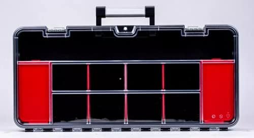 Vertical Parts Organizer Box – Deep Storage Container with 14 Compartments & 6 Removable Dividers – Heavy-Duty Shelf Unit for Hardware, Plumbing, Electrical, or Craft Supplies - Image 3