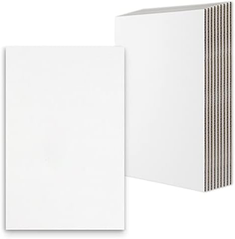 Golden State Art 10 Pack 11x17 Corrugated Cardboard Sheets by GoldenStateArt