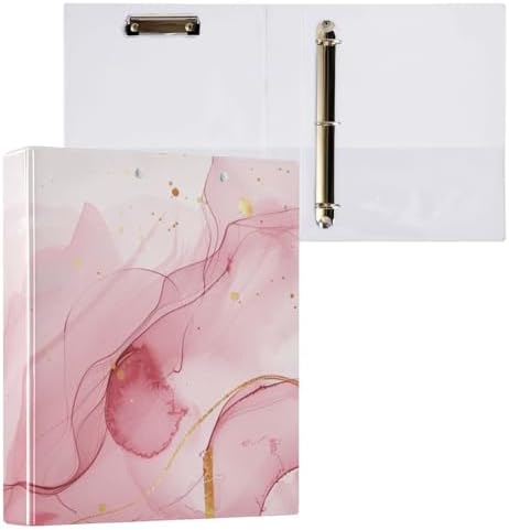 3 Ring Binder 1.5 Inch Clipboards Binders with Interior Pockets Round Ring Binder for Office Supplies and School - Image 3