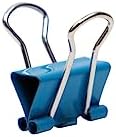 JAM PAPER Colorful Binder Clips - Extra Small - 3/5 Inch (15 mm) - Blue Binderclips - 30/Pack - Image 3