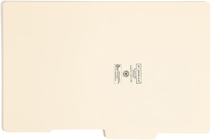 Smead End Tab File Folder, Shelf-Master Reinforced 1/2-Cut Tab Bottom Position, Letter Size, Manila, 100 per Box (24128) - Image 3