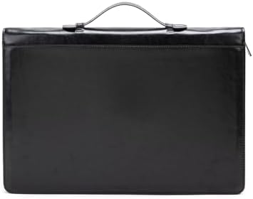 Vegan Leather 3 Ring Portfolio for 8.5 x 14" Pad and 15" Laptop - Image 3