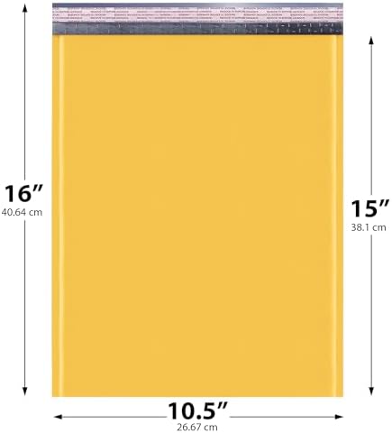 Kraft Bubble Mailers 10.5x16, Self Seal Padded Envelopes #5, 200 Pack Bulk - Image 2