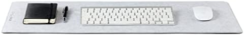 Premium Felt Desk Mat | Small 12" x 27.5" | Multifunctional Desk Pad for Home Office | Light Gray - Image 3