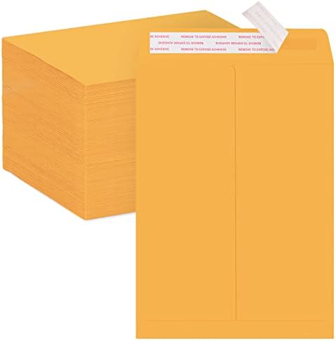 ACSTEP Manila Envelopes Self Seal 9 x12 1000pack, 9 x12 Mailing Envelopes in Yellow, Manilla envelopes 9 x12 for Mailing, 1000pack by ACSTEP