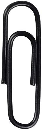 JAM PAPER Colorful Standard Paper Clips - Regular 1 Inch - Black Paperclips - 100/Pack - Image 3