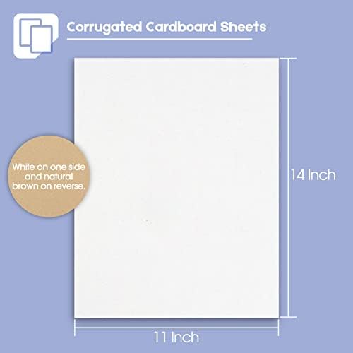 Golden State Art 10 Pack 11x14 Corrugated Cardboard Sheets - Image 3
