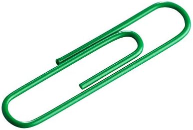 JAM PAPER Colorful Jumbo Paper Clips - Large 2 Inch - Green Paperclips - 75/Pack - Image 5