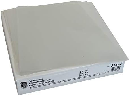 C-Line Vinyl Report Covers, Sliding Bar, 8.5 X 11, Clear/clear, 100/box - Image 3