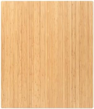 Anji Mountain 48" x 42" Bamboo Office Chair Mat for Carpet & Hardwood Floor - Image 2