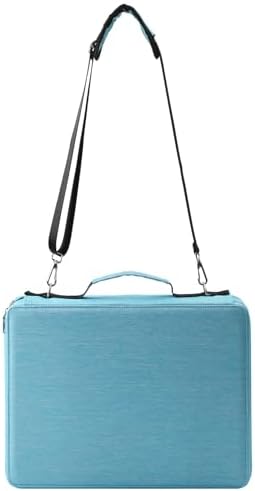 600-Slot Colored Pencil Case, 5-Layer Zipper with Shoulder strap and Handle - Image 7