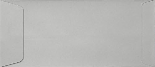 LUXPaper #10 Policy Business Envelopes | Peel & Press | 4 1/8" x 9 1/2" | Gray Wove | 28lb. Text | 250 Qty by LUXPaper