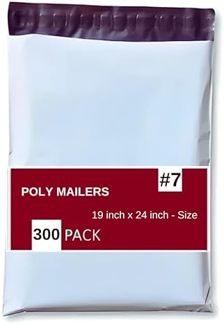 Poly Mailers 19x24 Inch 300 Pack Self Self Adhesive Shipping Bags for Clothing Poly Package Bags Waterproof - Image 3