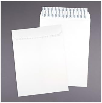 JAM PAPER 9 x 12 Open End Catalog Commercial Envelopes with Peel and Seal Closure - White - 50/Pack - Image 4
