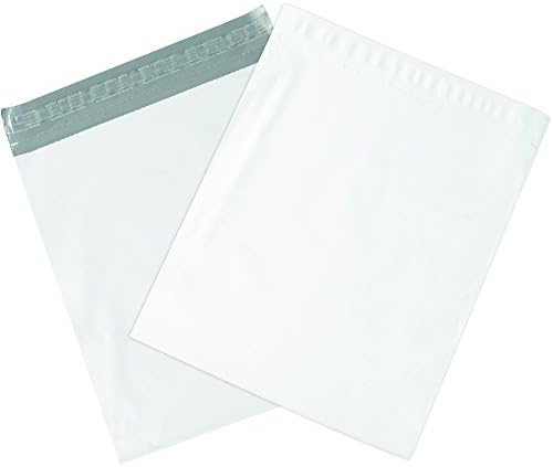 Tape Logic TLEPM10132 Expansion Poly Mailers, 10" x 13" x 2", White (Pack of 100) by TapeLogic