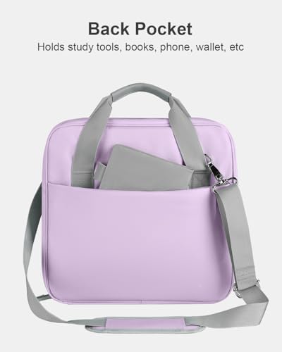 3 Inch Zipper Binder 3 Ring with Shoulder Strap & Multi-Pocket - Image 4