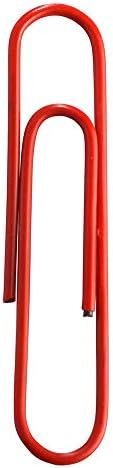 JAM PAPER Colorful Jumbo Paper Clips - Large 2 Inch - Red Paperclips - 75/Pack - Image 3