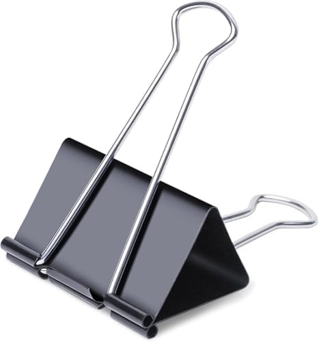 Ufmarine Jumbo Binder Clips 3 inch (36 Pcs), Extra Large Binder Clips Giant for Office Supplies by Ufmarine