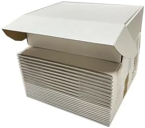 Rongyangtong13x10x4 Shipping Boxes Set of 18, White Small Corrugated Cardboard Box, Mailer Box - Image 3