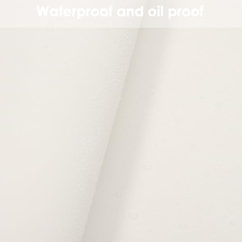 Leather Desk Mat,1.8mm Thick,15.75x63 Inch Desk Cover,Desk Protector Mat,Dresser Cover Top,Desktop Cover,Dresser Cover Top for Bedroom,Table Protector Mat(White+White,15.75x63) - Image 4