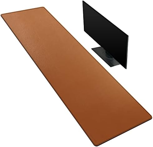ZORESYN PU Leather Desk Pad 63.0"x15.8", Light Brown by ZORESYN