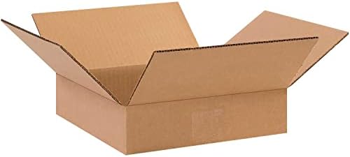 BOX USA Moving Boxes 10"L x 10"W x 2"H Medium 25-Pack | Corrugated Cardboard Box for Packing, Moving and Storage 10x10x2 10102 - Image 2