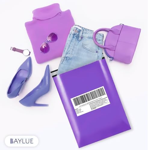 Purple Poly Mailers 9x12, Self Seal Shipping & Mailing Bags, 1000 Pack Bulk - Image 7