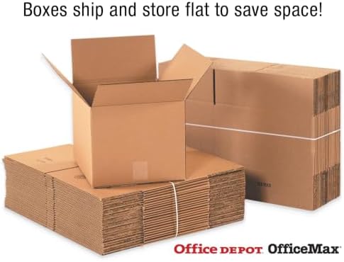 AVIDITI Shipping Boxes Small 12"L x 10"W x 8"H, 25-Pack | Corrugated Cardboard Box for Packing, Moving and Storage - Image 3