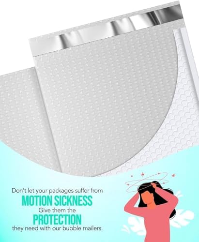 GSSUSA White Bubble Mailers 10.5x16" 100 Pack Padded Envelopes Self Seal - Image 5