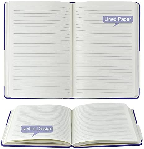 Coopay 24 Pack A5 Journal Notebooks Bulk, 160 Pages, 100GSM Thick Paper, 8.3 x 5.5 inch Hardcover Lined Leather Journals for Writing Office School Business,Bulk Notebook for Work Men Women (Blue) - Image 3