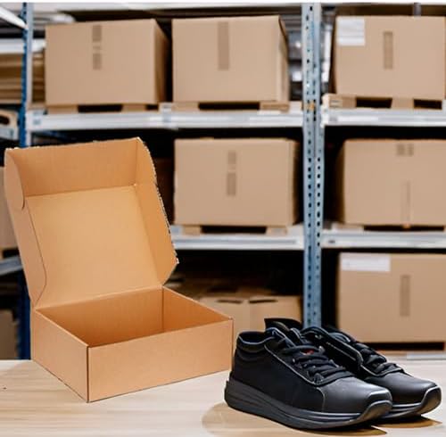 Kraft Brown Shipping Boxes 12x9x4 Inches, 20 Pack - Image 3