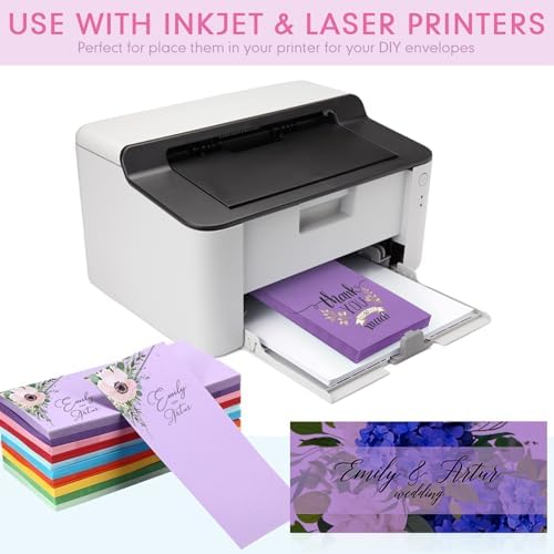 Jutom #10 Letter Size Kraft Envelopes, 10 Colors, 500 Pcs - Image 4