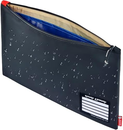 Rough Enough Important Document Organizer Bag, Water Resistant File Holder by REROUGHENOUGH