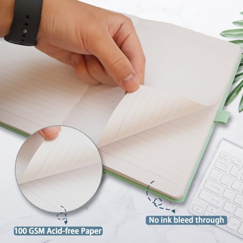 Heture Hardcover Notebooks, A5 Lined Journals Notebook for Writing 160 Pages, 8.2 x 5.5 inch, 10 Colors Classic Ruled Notebooks for College/Work/Travel (Assorted Color, 10 Pack) - Image 7