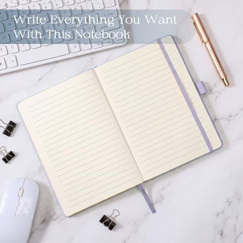 Laumoi 28 Pack A5 PU Leather Lined Notebook Journal, Elegant Color,Simple - Image 7