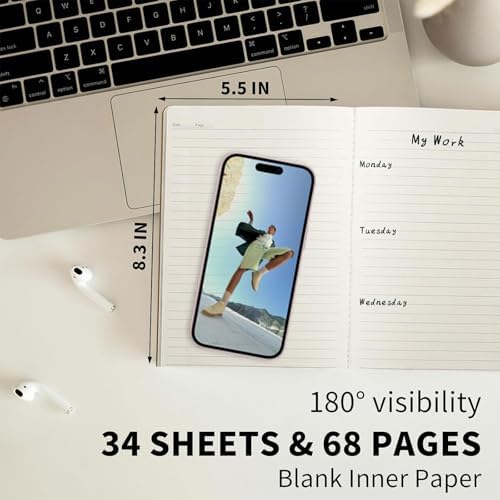 50 Pack A5 Lined Kraft Notebook Journals 8.3x5.5 In，Travel Journals Notebooks Bulk，Subject Notebooks 30 Sheets 60 Pages for Writing School Office Supplies (Multicolor Lined-50 Pack) - Image 2