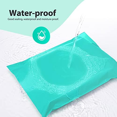 Fuxury Large Poly Mailers 14.5x19" 100Pcs,Shipping Bags for Clothing,Teal - Image 3