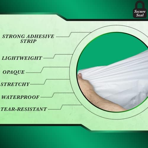 2000 Pack Secure Seal White Poly Mailers - 6x9 Safe Shipping Bags - E-Commerce Self Sealing 2 Mil Poly Envelopes - Image 4