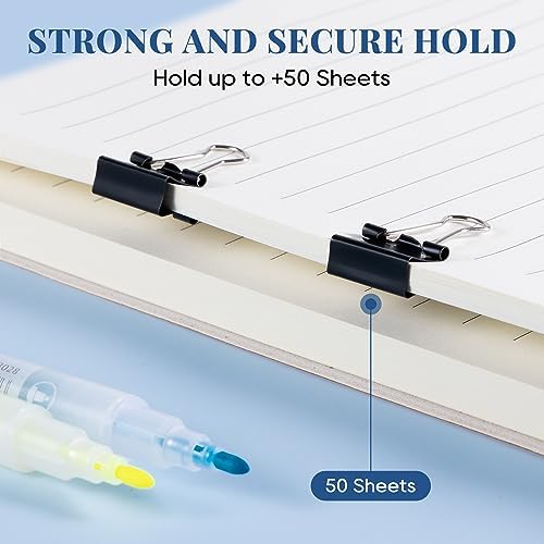 EFOK Small Binder Clips 864 PCS Mini 15mm Paper Clip 5/8 Inch Paper Clamps - Image 4