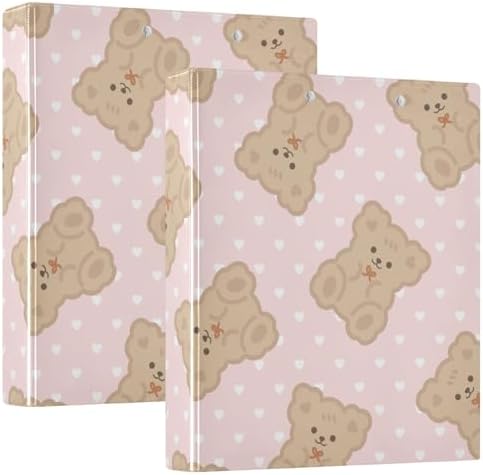 3 Ring Binder 1.5 Inch Clipboards Binders with Interior Pockets Round Ring Binder for Office Supplies and School by KICPOAY