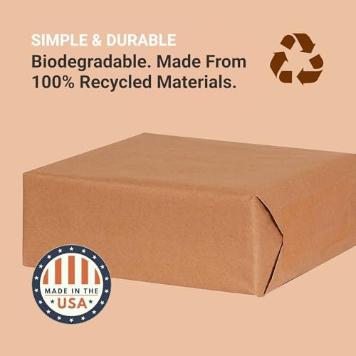 Delta Paper Shipping Paper Roll 12"L, 1-Pack | Large Kraft Paper Roll for Packing, Moving and Storage - Image 4