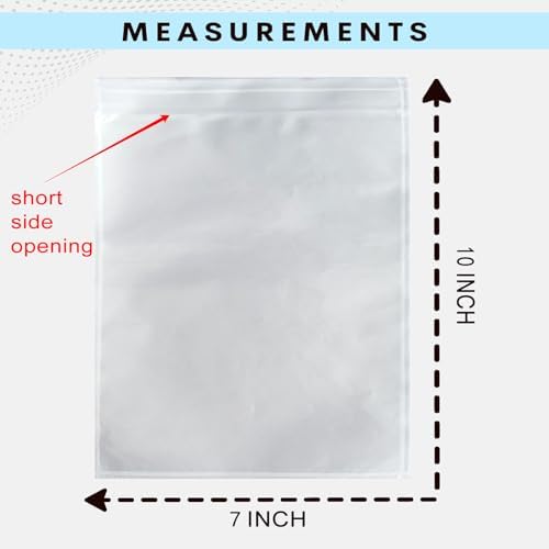 1000 Pcs 7'' x 10'' Clear Packing List Envelopes Adhesive Shipping Label Pouch, Shipping Document envelopes, Clear Face - Image 6