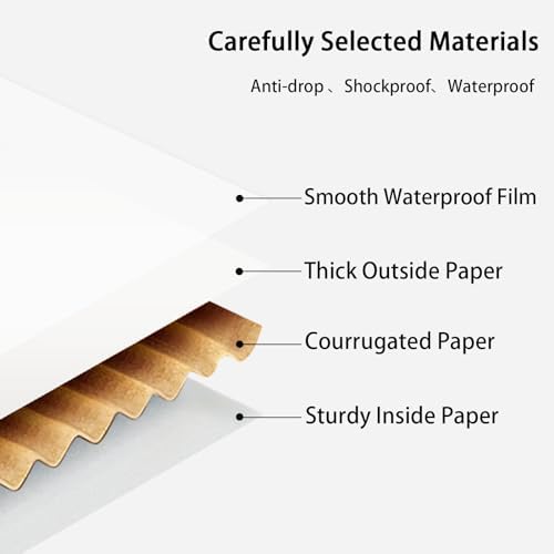 FORBFAN 8x8x3 Shipping Boxes, 30 Pack White Mailer Boxes for Small Business, Medium Corrugated Cardboard Boxes for Mailing & Shipping - Image 3