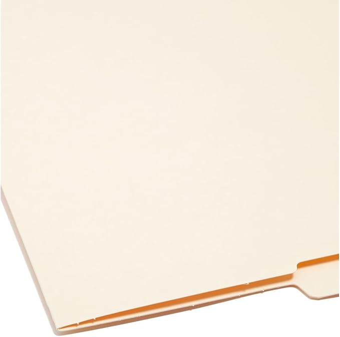 Smead End Tab File Folder, Shelf-Master Reinforced 1/2-Cut Tab Top Position, Letter Size, Manila, 100 per Box (24127) - Image 3