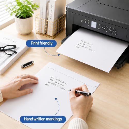 SUNEE 9 x 12 Catalog Envelopes Self Seal, Security Mailing Envelopes, 28lb White Paper, Ultra Strong Quick-Seal for Documents, Office & Business Use, 250 Pack - Image 5