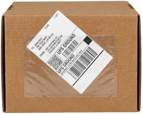 9527 Product 6" x 9" Clear Adhesive Top Loading Packing List Clear Shipping Pouches, Mailing/Shipping Label Envelopes (2000 Pack) by 9527+Product