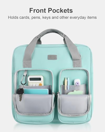 3 Inch Zipper Binder 3 Ring with Shoulder Strap & Multi-Pocket - Image 3