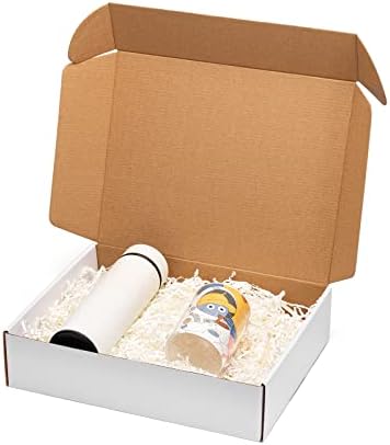 Timirog Shipping Boxes 13x10x3 Inches 20 Pack White Corrugated Cardboard Mailing Box for Small Business, Tab Locking Literature Mailer Packaging Supplies for Packing Book Gifts Craft - Image 7