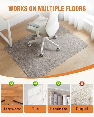 Carvapet 36x48 Office Chair Mat for Carpet Hardwood Floor Protector Rug - Image 7