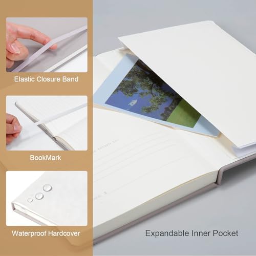 Comix 8 Pack Lined Journal Notebooks for Work, 240 Pages, 5.5"x8.3" - Image 5